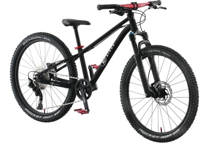 KUbikes KuBike 24 MTB Disc 10-fach schwarz / laser red