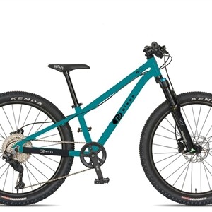 KUbikes KuBike 24 MTB Disc 10-fach türkis glitter