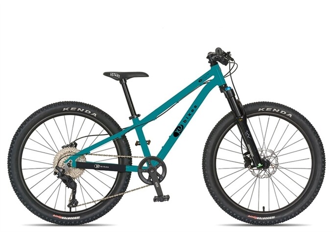 KUbikes KuBike 24 MTB Disc 10-fach türkis glitter