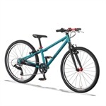KUbikes KuBike 24S MTB 8-fach türkis / laser red