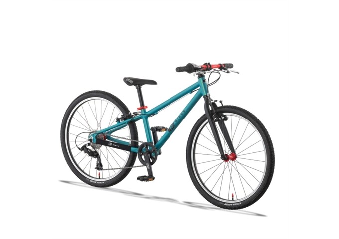 KUbikes KuBike 24S MTB 8-fach türkis / laser red