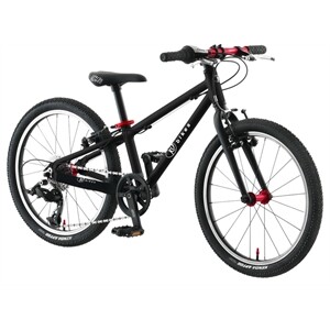 KUbikes KuBike 20S MTB 8-fach schwarz / laser red