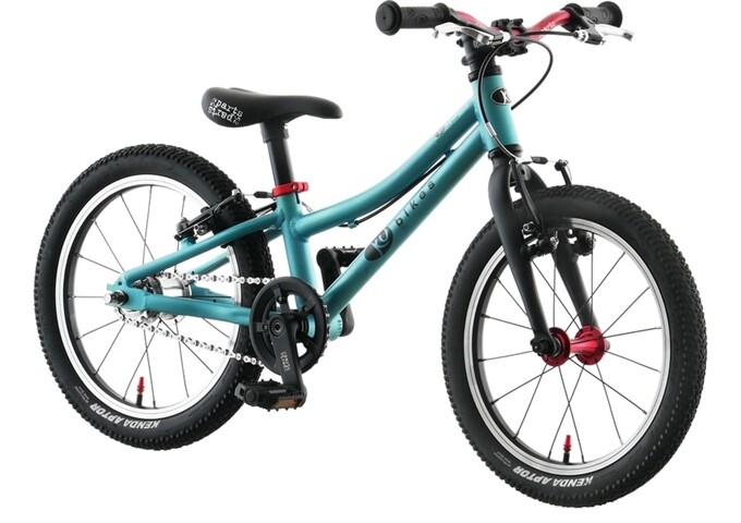 KUbikes KuBike 16S MTB türkis / laser red