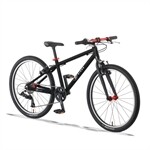 KUbikes KuBike 24L MTB 8-fach schwarz / laser red